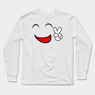 Peace And Smile Long Sleeve T-Shirt